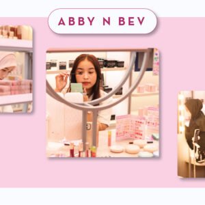 cuma di toko kosmetik abby n bev kamu bisa coba semua produk sebelum beli