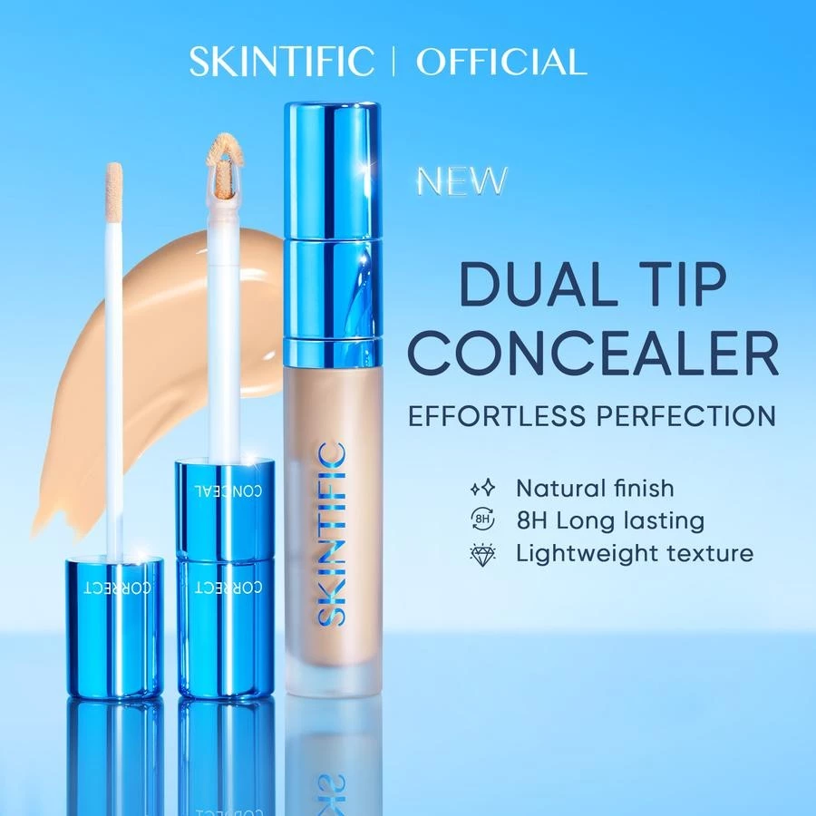 Skintific Cover Perfect Serum Concealer - Abby n Bev toko kosmetik makeup dan skincare terpercaya