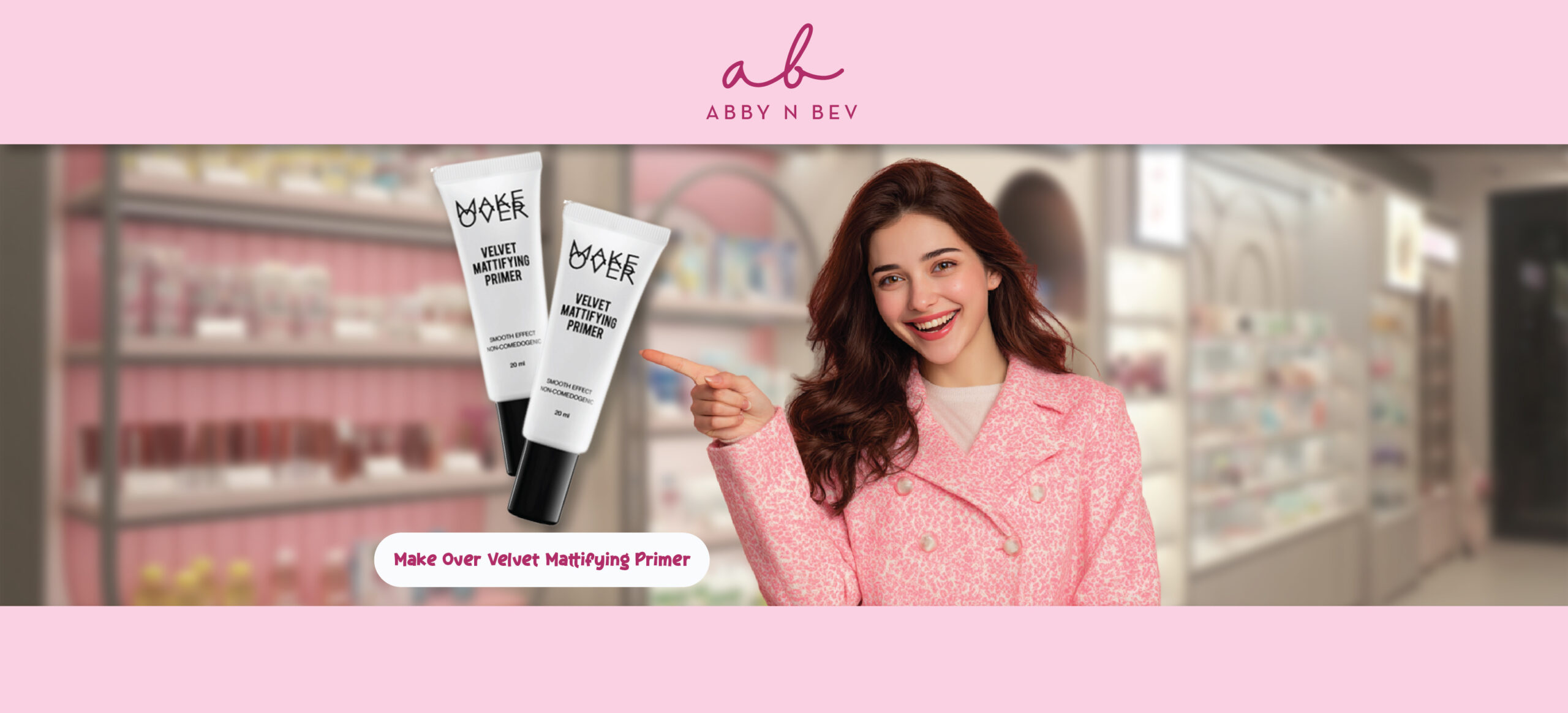 review Make Over Velvet Mattifying Primer - abby n bev toko kosmetik makeup dan skincare terpercaya