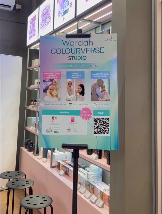 Footage Beauty Event Colourverse Personal Color Analysis Wardah X Abby n Bev Toko Kosmetik Bandung-1